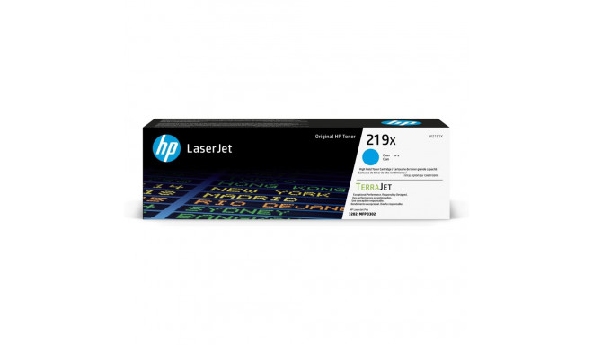 "HP Toner W2191X 219X Cyan"