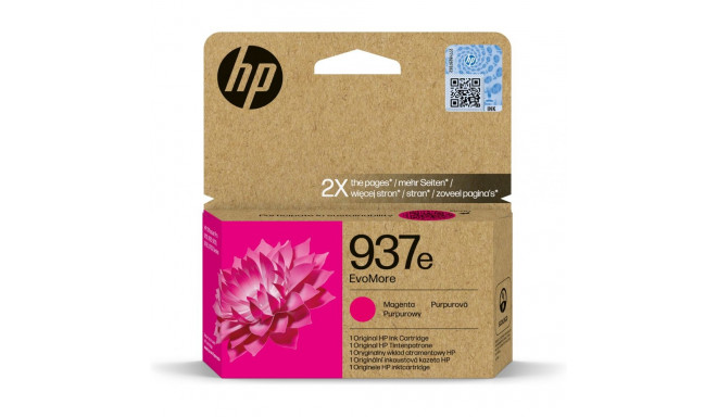 "HP Tinte 937e EvoMore Magenta Original Ink Cartridge"