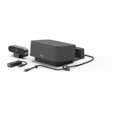 "Logitech Dock Focus Room Kit Video conferencing kit BRIO Ultra HD Pro Webcam Dock Certified"