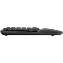 "Logitech Wave Keys wireless ergonomic keyboard - GRAPHITE - (DE) - 2.4GHZ/BT - N/A - CENTRAL-419 - 