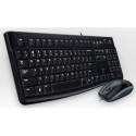 "Logitech Desktop MK120 [FR] black/noir"