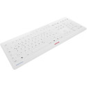 "Cherry Keyboard STREAM PROTECT WIRELESS [DE] white"