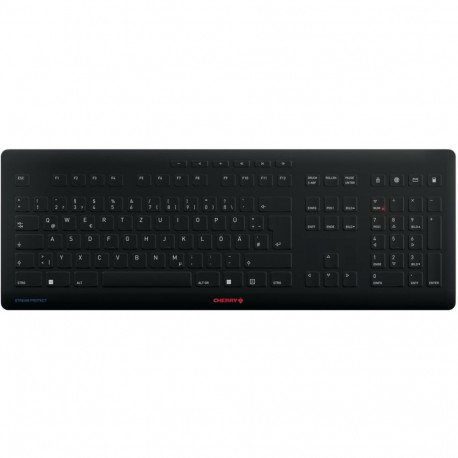 "Cherry Keyboard Stream PROTECT Wireless [DE] Black"