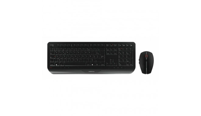 "Cherry Desktop GENTIX [FR] Wireless black/noir Frankreich"