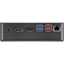 "Barebone ShuttleBarebone NC40U5 Black (Core i5-1235U) 24/7, Dual Video, Ultra HD"