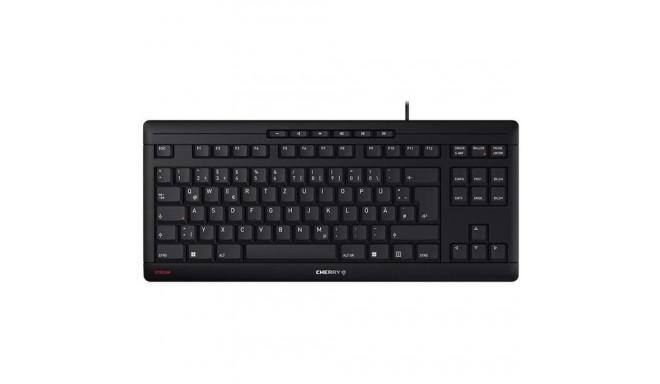 "Cherry STREAM KEYBOARD TKL black QWERTZ DE"