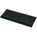 "Logitech Corded K280e - Tastatur - Schweizer"