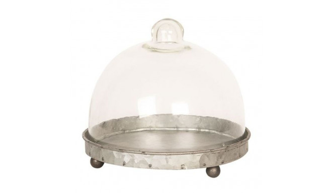 Clayre Eef Cloche 6GL2492 Grey Transparent 16x15 cm