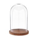 Clayre Eef 6GL1945 Glass Cloche Transparent 17x25 cm