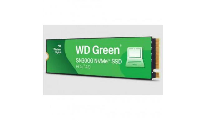 Western Digital SSD||Green|500GB|M.2|PCIe Gen4|NVMe|Write speed 4100 MBytes/sec|Read speed 5000 MByt