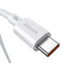 Baseus Type-C - Type-C Superior cable Quick Charge / Power Delivery / FCP 100W 5A 20V 2m white (CATY