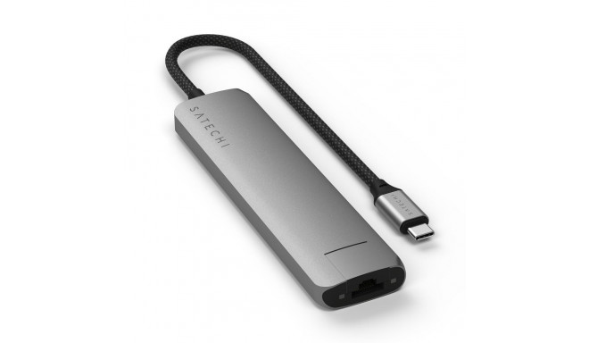 Adapter HUB 7in1 USB C Satechi Slim ST-P7SM space gray