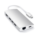 SATECHI adapter HUB 7in1 Type C ST-TCMA2S silver