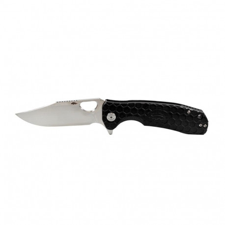 Honey Badger Clippoint Knife Medium Black HB4069