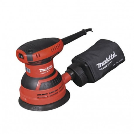 Makita M9204 kaasaskantav ekstsentriklihvija 12000 p/min 24000 OPM must, punane