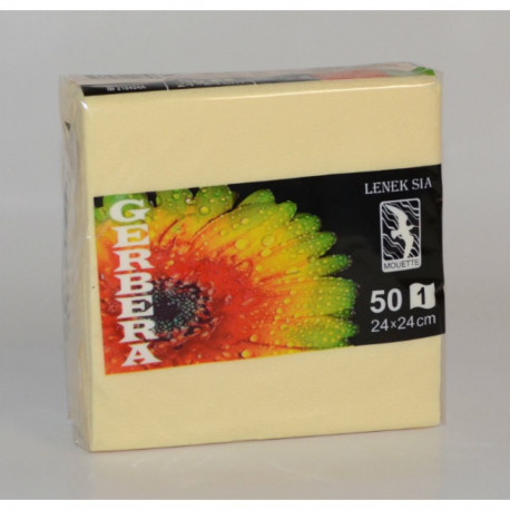 Salvrätikud 24x24mm 1-kihiline 50tk šampanja