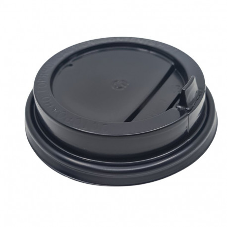 Kohvitopsi kaas 300ml topsile 100tk/pk must