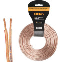 Audio Cable - Libox 2x1,50mm 30m Transparent