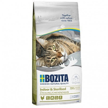 Cat Food - Bozita Indoor & Sterilised Chicken Dry Food 2kg