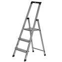 Folding Ladder - Krause Solidy 3 Steps Aluminium Silver