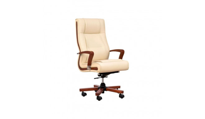 Armchair - Cream Leather Ambassador