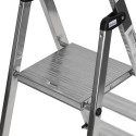 Folding Ladder - Krause Solidy 3 Steps Aluminium Silver