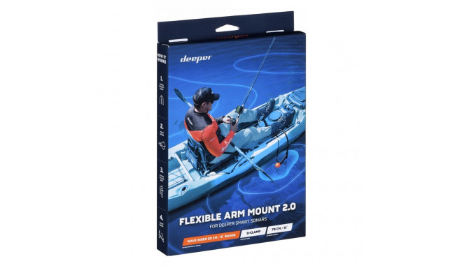 Mobile Phone - Deeper Flex Arm V2.0 Active Radar Black
