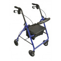 Foldable Walker - Alubest Aluminium Folding Walker, Silver