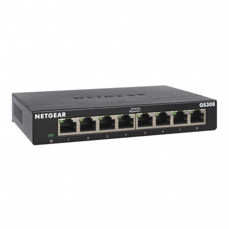 Network Switch - Netgear Gs308-300pes 8 Port Gigabit Ethernet Black