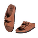 Footwear - Scholl AIR BAG BACK STRAP Sandals 35mm Brown Size 40