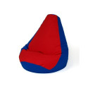 Bean Bag - Sako Bag Pear Shape Dark Blue-Red Colors L 105 X 80 Cm