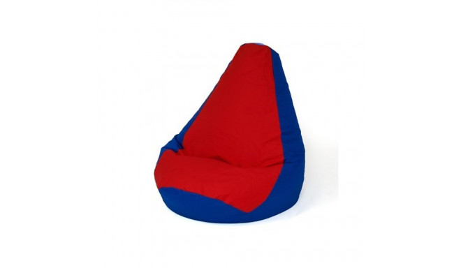 Bean Bag - Sako Bag Pear Shape Dark Blue-Red Colors L 105 X 80 Cm