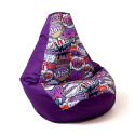 Beanbag - Sako Pouffe 130 X 90 Cm Purple