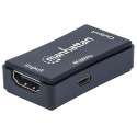 HDMI Repeater - Manhattan 4k@60hz, Black