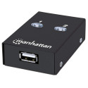 USB Switch - Manhattan Automatic Sharing Switch 2x USB-B Ports White