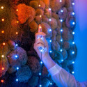 LED Christmas Lights - Twinkly TWKP100RGB-T 100 Pearl Multicolour