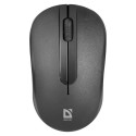 Mouse - Defender Hit Mm-495 Rf Optic Black 1600dpi 3p