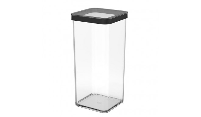 Square Container - LOFT 1.5L Transparent/Black