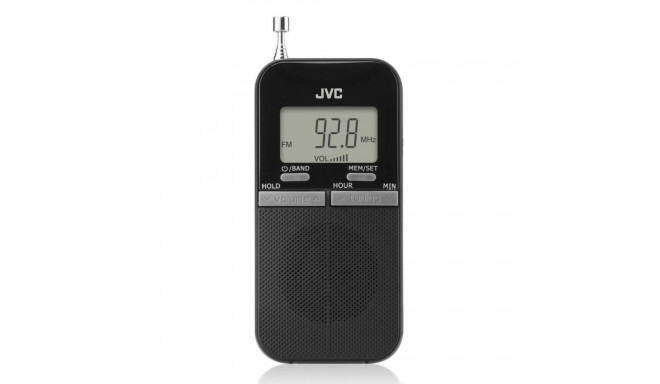 Portable Radio - JVC RA-E411B AM/FM LCD Black