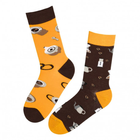 SOKISAHTEL SIMON kohvisõbra puuvillased sokid 446