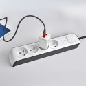Hama Premium 4-Socket Surge Protector Strip 1.5m - White