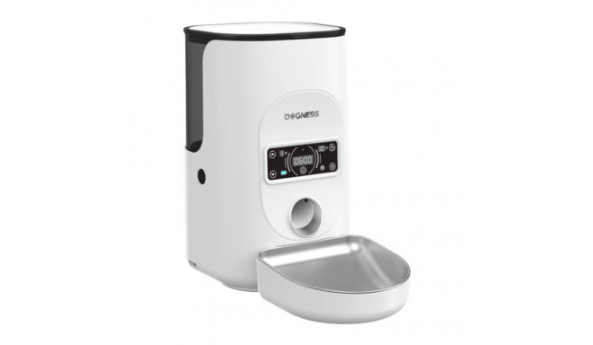 Dogness F17 4L smart food dispenser with stainless steel bowl (white)