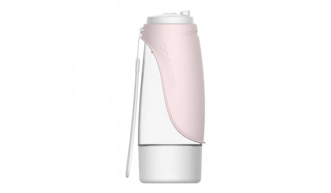 Dogness D10 438ml Travel Bottle + 2-in-1 Pet conteiner (light pink)