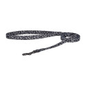 Dogness walking set leash+harness for dog (black and white)