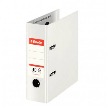 Registraator A5 7,5cm valge PP Esselte No.1 Power Vivida