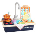 HOOGAR Playset Kitchen, blue