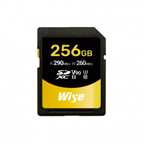 Wise 256GB SDXC UHS II V90 Memory Card