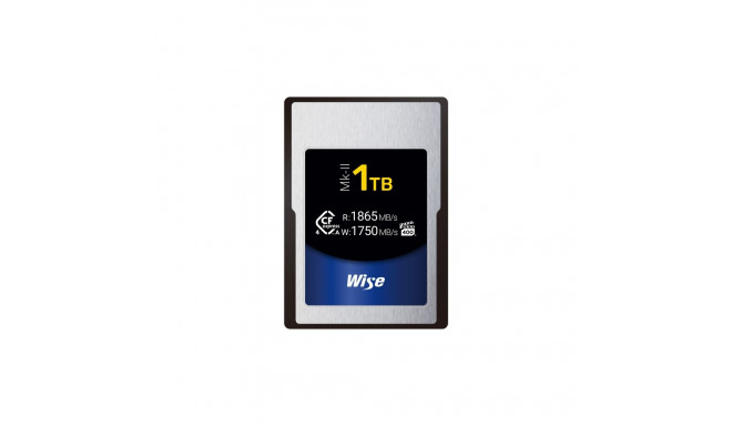 Wise 1TB CFexpress 4.0 Type A Mk II Memory Card 1750 MB/s