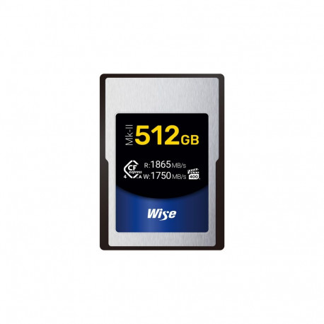 Wise 512GB CFexpress 4.0 Type A Mk II Memory Card 1750 MB/s
