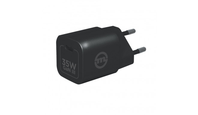 Toalaadija adapter USB-C juhtmele 35W GaN III, must, PD 3.0 kiirlaadimine, Mobile Origin